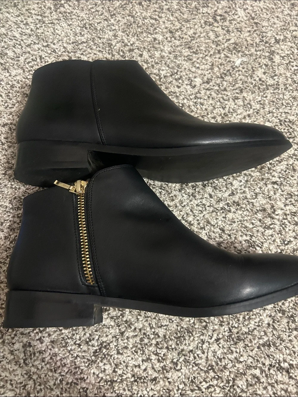 Nisolo Black Leather Ankle Boot with Subtle Embossed Logo